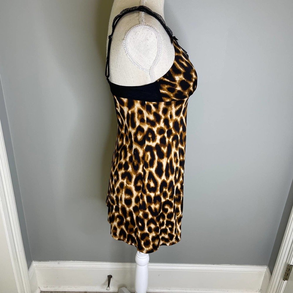 Betsey Johnson Women's Intimate Animal Print Chemise Gown, S - Picture 5 of 9